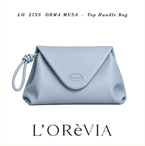 ORMA Musa Blue Top Handle Bag